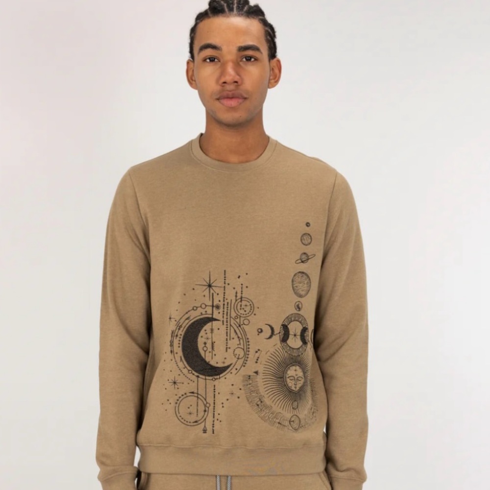 Blind Rooster Embroidered Crewneck
